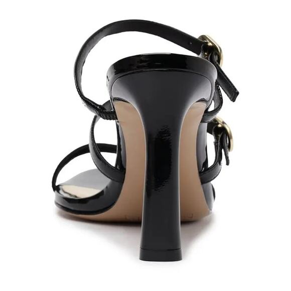 NIB Alexandre Birman Poppy 35 Patent Leather Strappy Sandal Black Size EU 36 - Picture 5 of 5